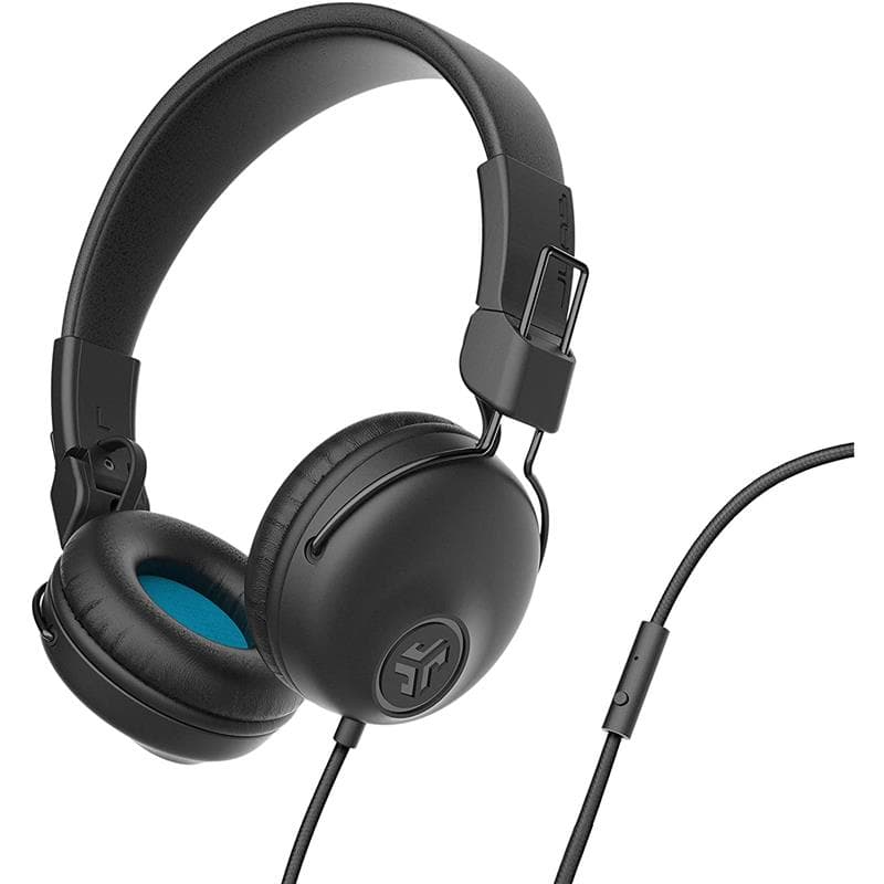 JLAB Studio Wired On-Ear Headphone, Black