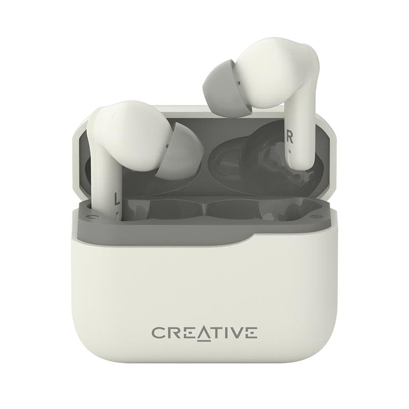 CREATIVE Zen Air Plus True Wireless Earbuds, Cream(Open Box)
