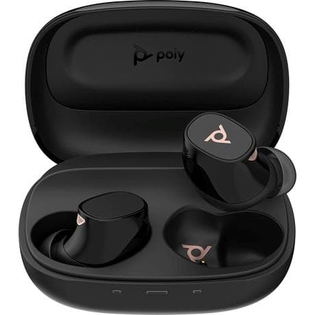 POLY Voyager Free 20 True Wireless Earbuds, Black