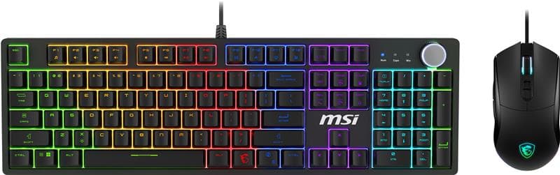 MSI Forge GK320 Keyboard & Mouse combo(Open Box)