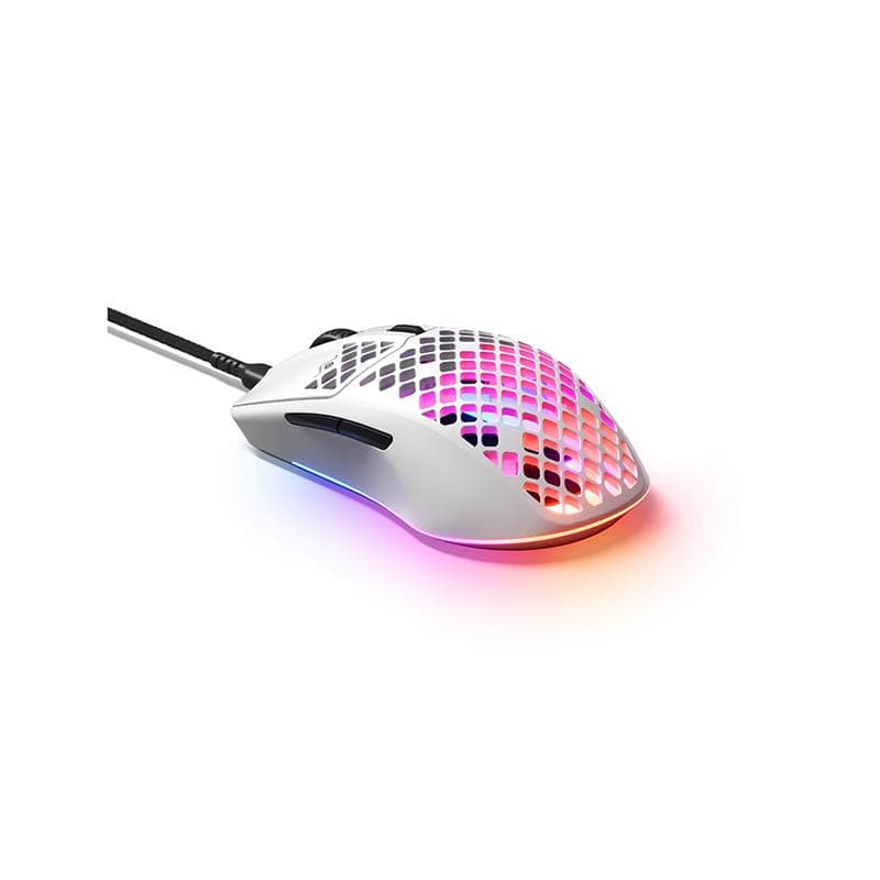 STEELSERIES Aerox 3 Snow Gaming Mouse - White(Open Box)
