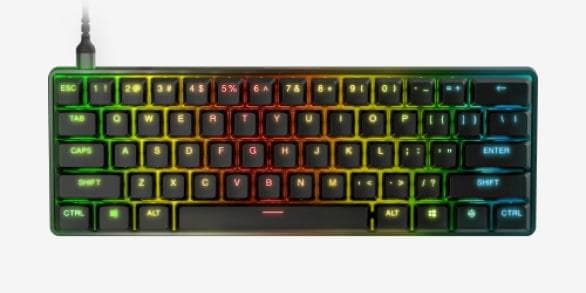 STEELSERIES Apex 9 Mini Mechanical Gaming Keyboard - 60% form factor(Open Box)