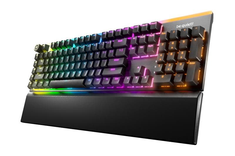 be quiet! Light Mount Gaming Keyboard, Silent Linear Switches(Open Box)