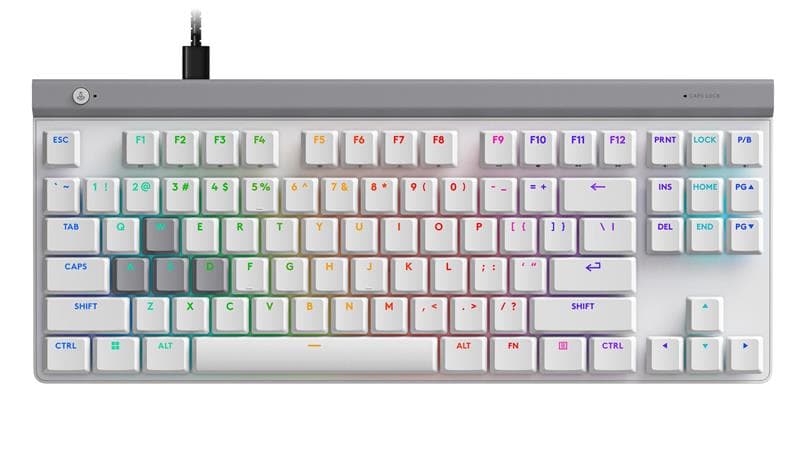 LOGITECH G515 RAPID TKL (80%) Gaming Keyboard, White