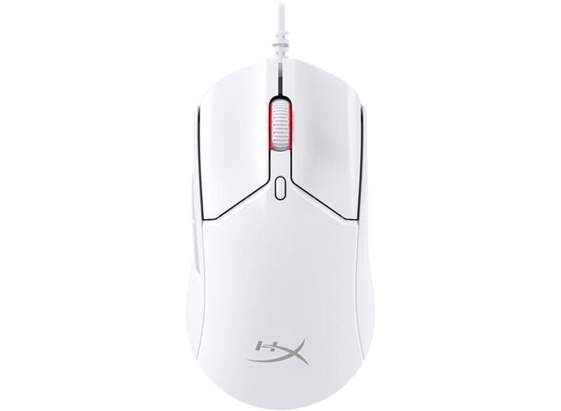 HyperX Pulsefire Haste 2 Ambidextrous Gaming Mouse - White (6N0A8AA)