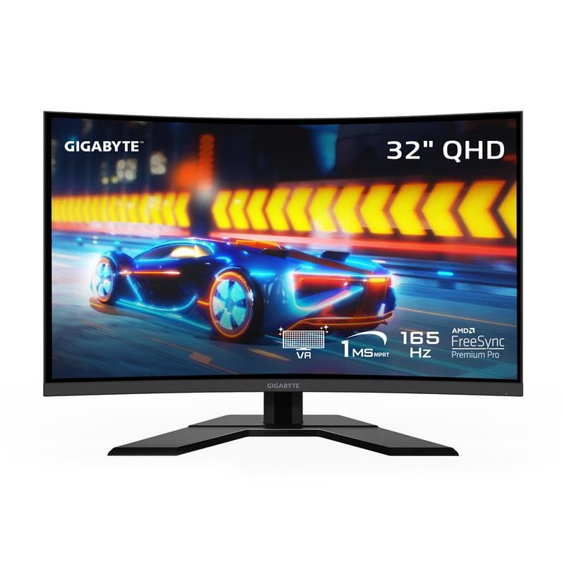 GIGABYTE G32QC A-SA 32" Curved Gaming Monitor 165Hz QHD VA 1ms HDR400(Open Box)