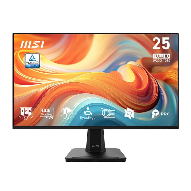 MSI PRO 24.5" Business Monitor 1920 x 1080 FHD IPS 144Hz 1ms(Open Box)
