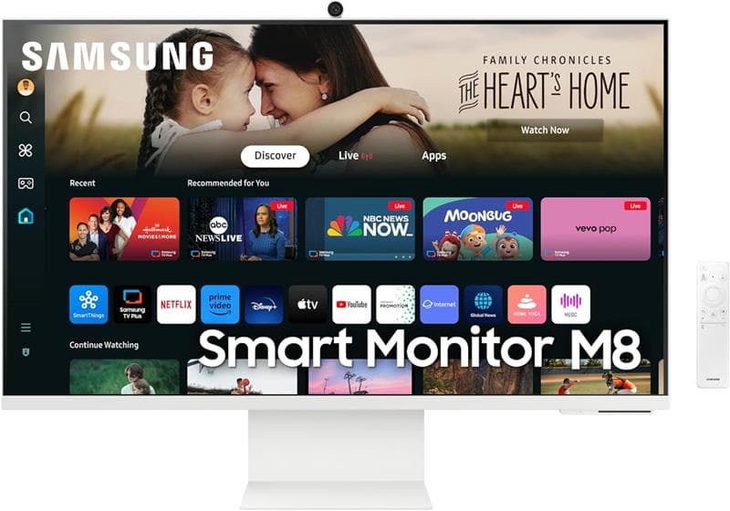 Samsung M8 32" 4K 3840x2160 VA 60Hz 4ms (GTG) Smart Monitor(Open Box)