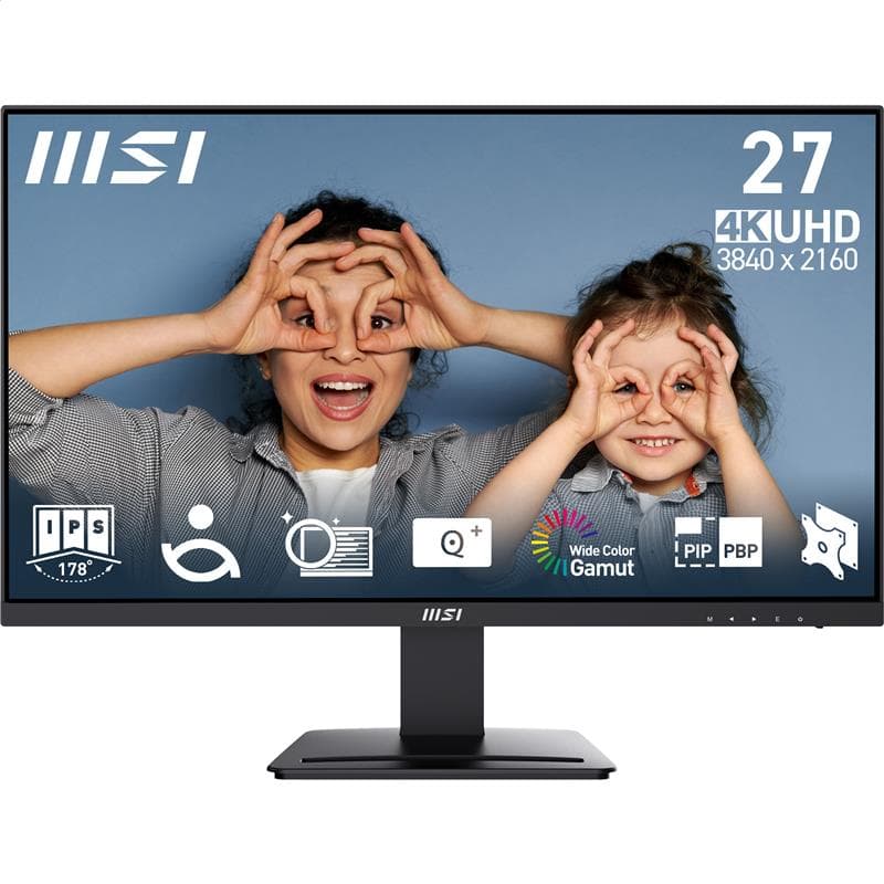 MSI PRO MP273U 27" UHD 3840x2160 IPS 60Hz 4ms (GTG) Creator Monitor(Open Box)