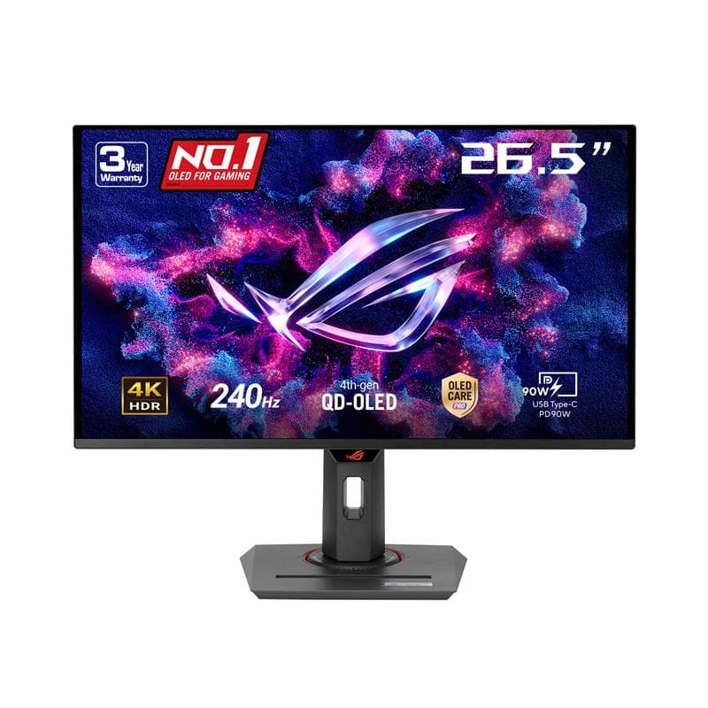 ASUS ROG Strix 26.5" 4K 3840x2160 240Hz 0.03ms OLED Gaming Monitor