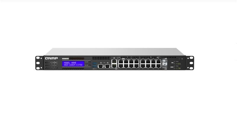 QNAP (QGD-1602P-C3558) 8 2.5GbE PoE ports(4 port IEEE 803.3bt PoE ++ supply 90W, 4 port 803.3at PoE ++ supply 30W), 8 1GbE PoE