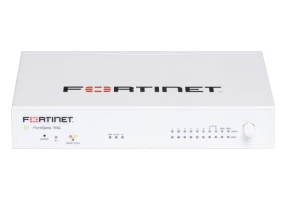 FortiGate-70G Hardware plus 1 Year FortiCare Premium and FortiGuard Unified Threat Protection (UTP) - Simplified operations wit