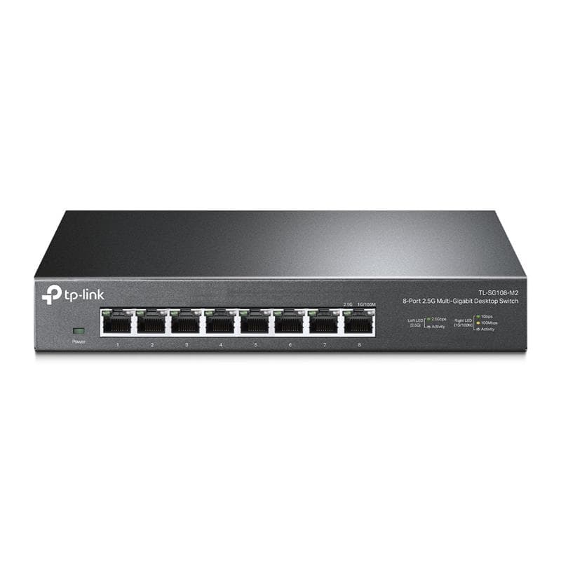 TP-Link (TL-SG108-M2) 8 Port 2.5G Unmanaged Network Switch(Open Box)