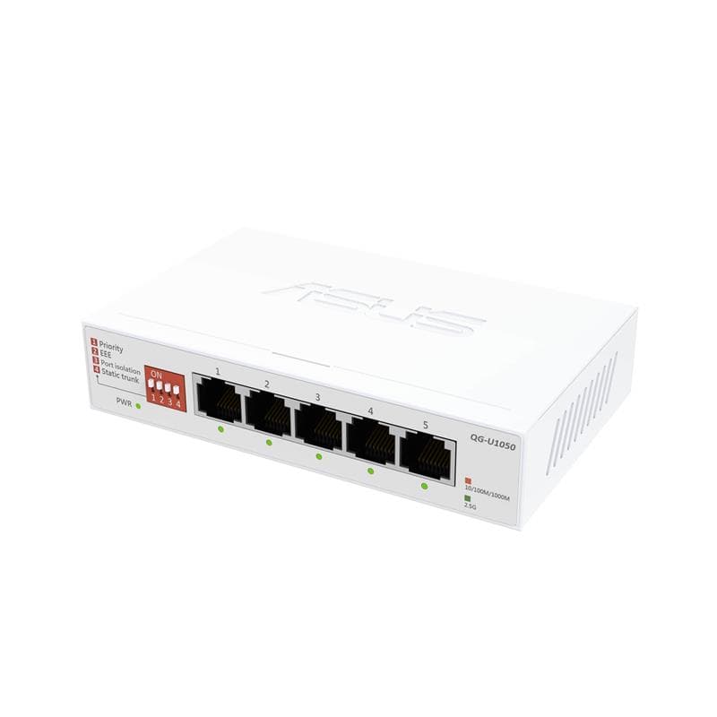 ASUS QG-U1050 5-Port 2.5G Unmanaged Switch(Open Box)