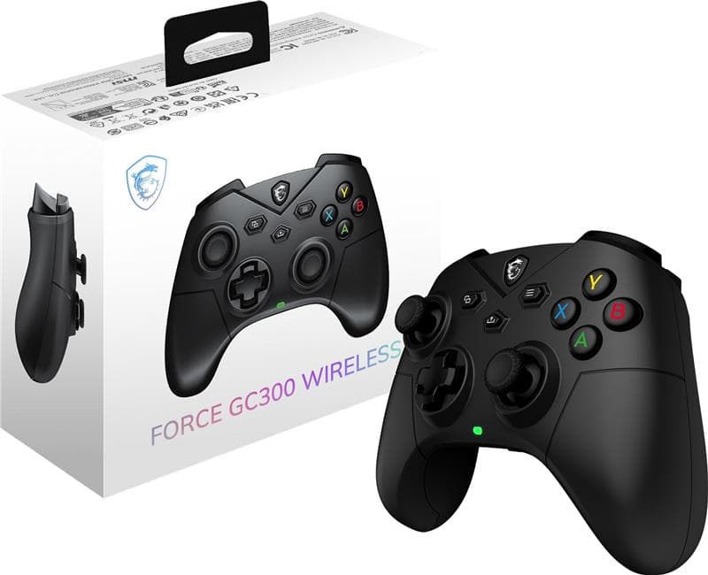 MSI Force GC300 Wireless Controller for PC and Android - Black(Open Box)