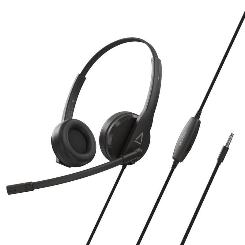 CREATIVE HS-230 Analog Headset with Noise-cancelling Mic