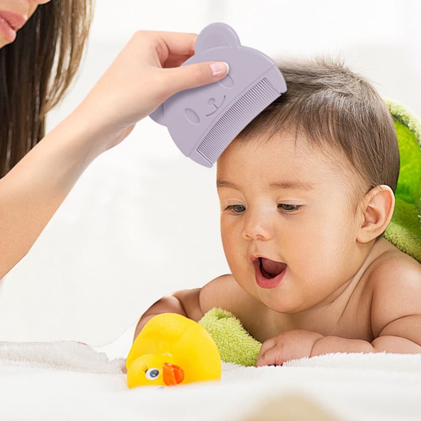 Hair Brush Parenting for Gentle Baby Care Crafted with Soft Teeth Caps for Toddlers and Hair Comb Hair Care Tool for Delicate Scalp