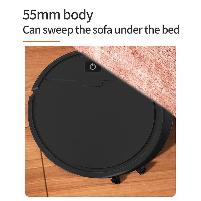 Birdeem Robot Vacuum Cleaner,Household Vacuum Cleaners,Sweeping Robot, Household Three in One Cleaning Machine, Charging Intelligent Vacuum Cleaner,Small Vacuum Cleaner,Vacuum Cleaner Robot