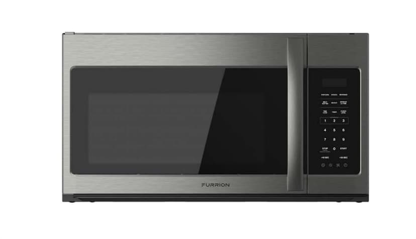 Furrion LLC Microwave Oven FMSMA17-SS Over The Range; 1.7 Cubic Foot Capacity; 950 Watts; LED Panel Temperature Control; Stainless Steel; With Glass Turntable; Without Trim Kit