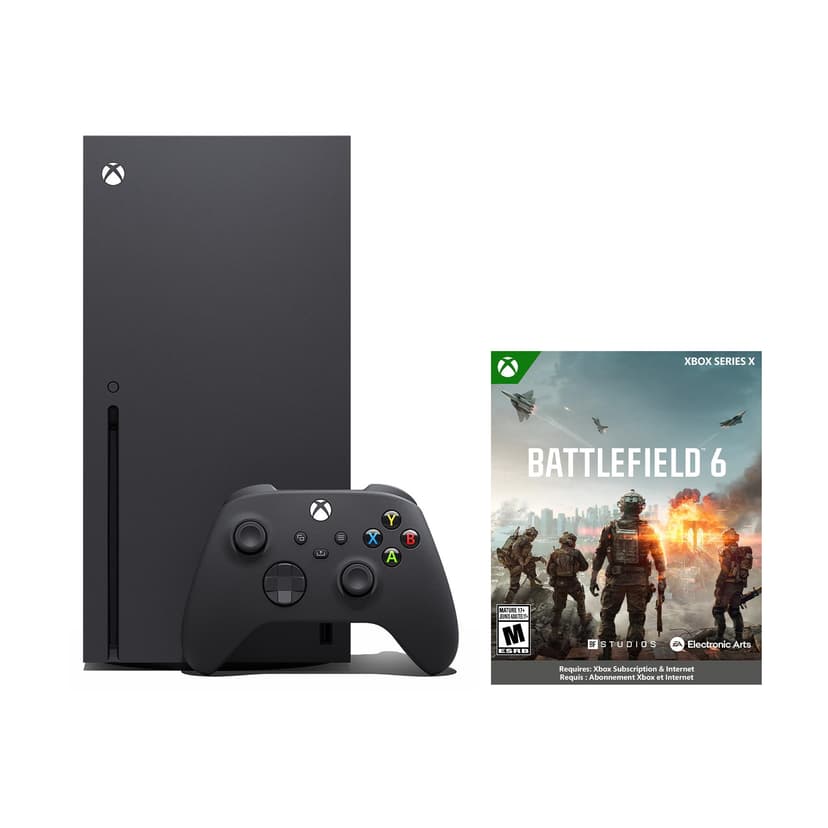 Xbox Series X - Gaming Console - 1TB SSD PLUS BATTLEFIELD 6 (Xbox Series X), Bundle