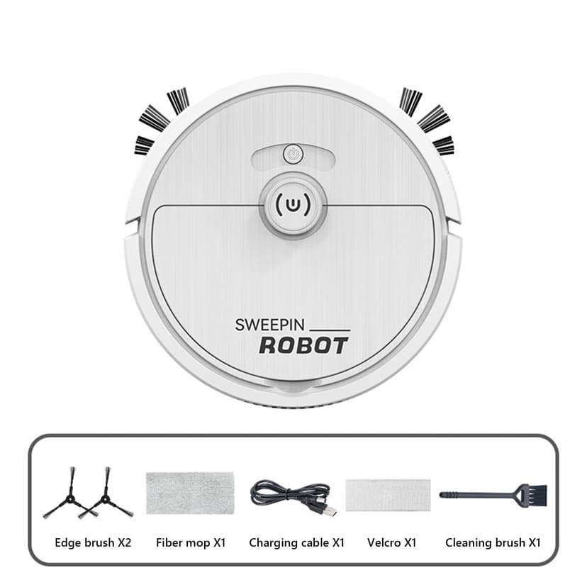 Aidoshy Robotic Vacuum Sweeping Robot USB Charging Sweeping Mopping Suction Three In One Vacuum Cleaner Household Gifts Small Appliances,Clearance