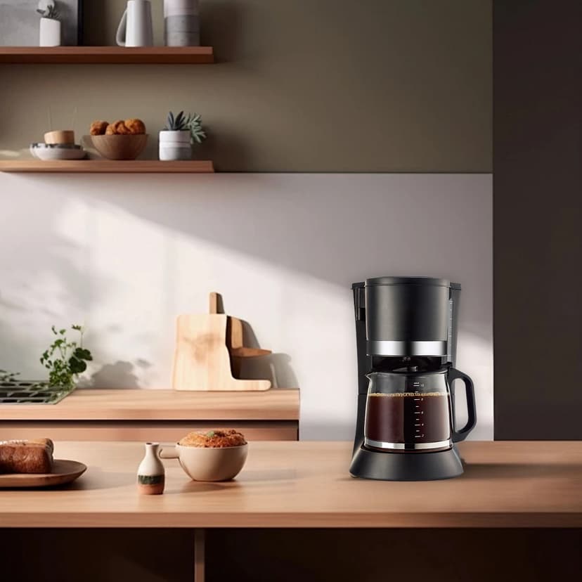 SASHENHG Drip Coffee Maker Home Automatic Integrated Small Coffee Maker Office Mocha Coffee Pot