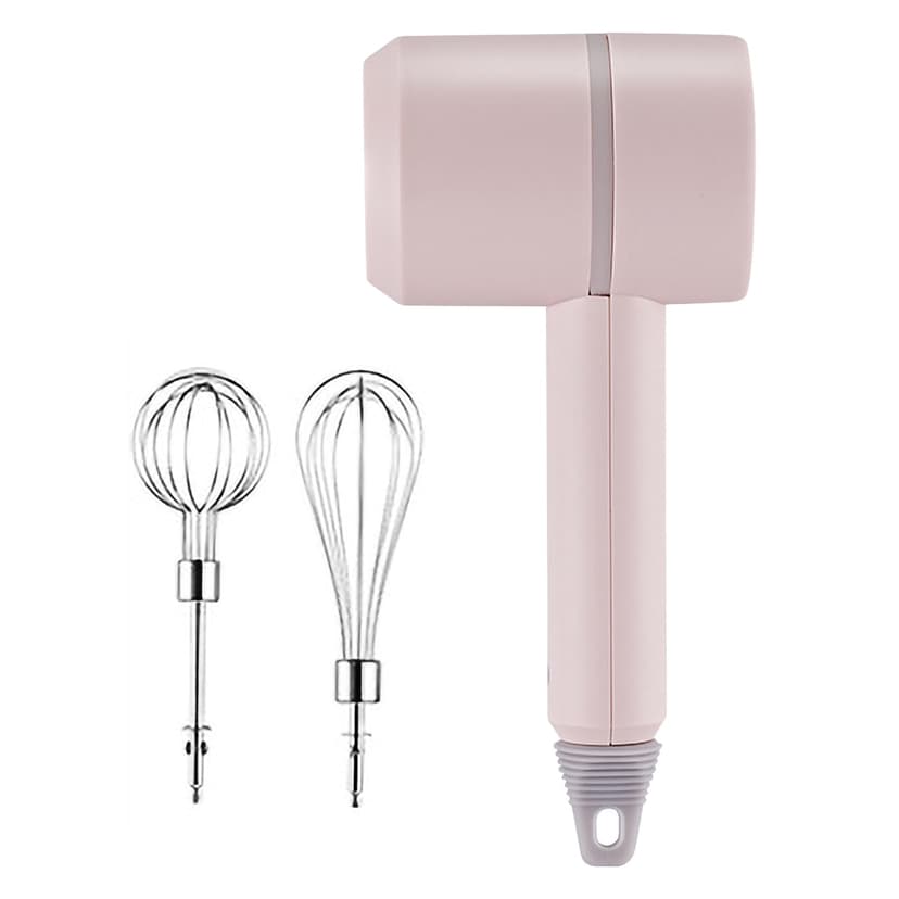 Amdohai Hand Mixer Double Stick Egg Beater Electric Portable Egg Whisk Cordless 3-speed Adjustable Stainless Steel Kitchen Blender Removable USB Egg Beater
