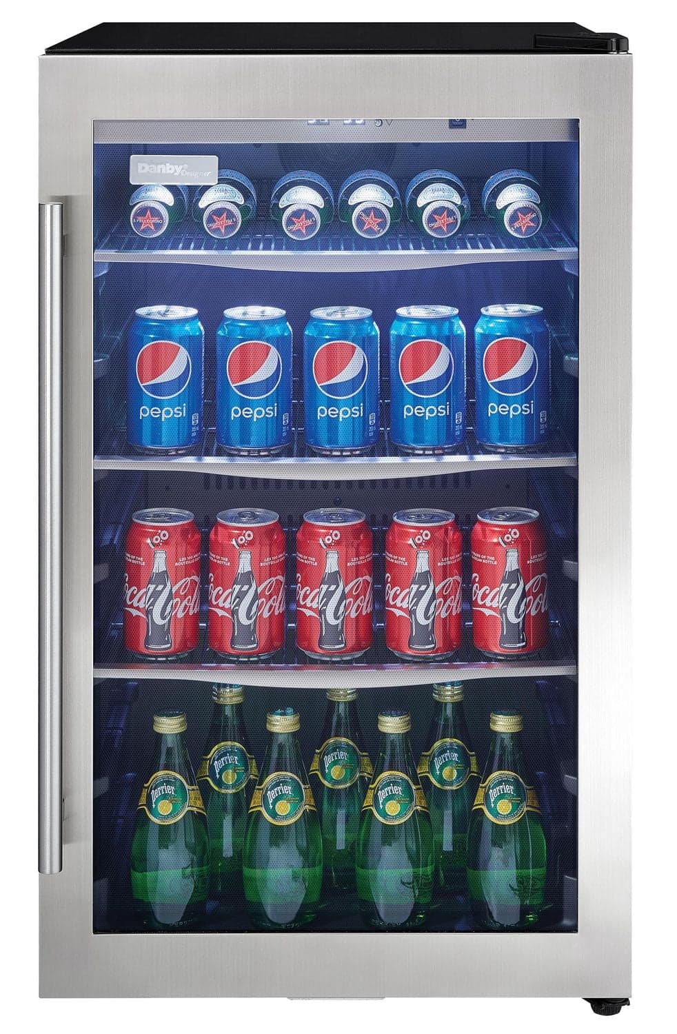 Danby DBC434A1BSSDD 4.3 cu. ft. Free-Standing Beverage Center in Stainless Steel