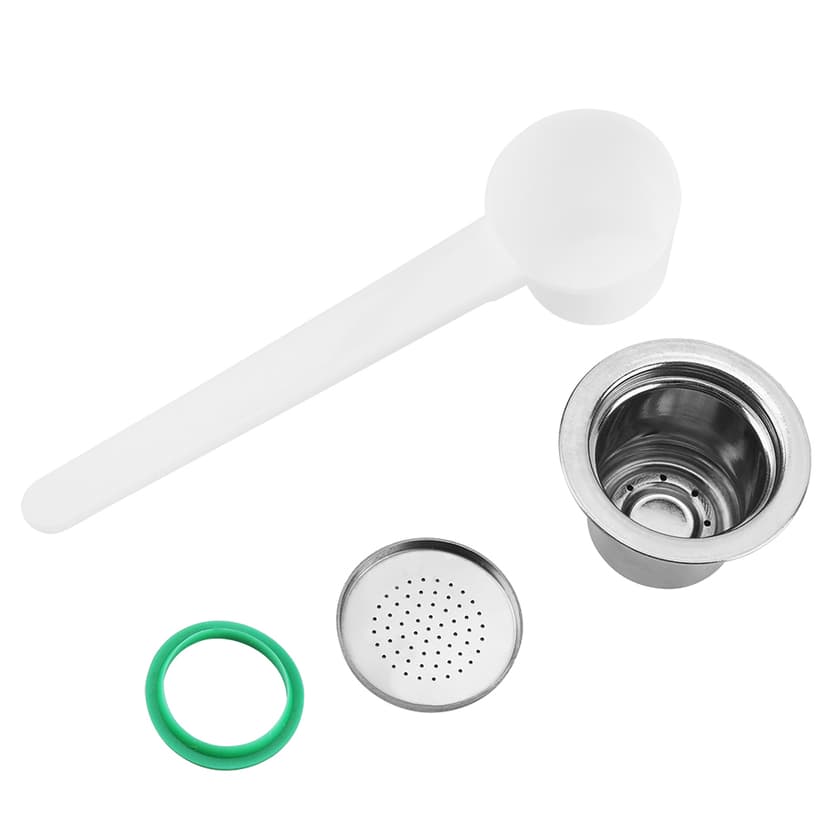 Coffee Capsule,Stainless Steel Refillable Reusable Coffee Capsule Compatible for nespresso Coffee Machine