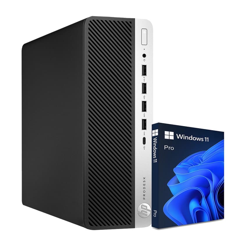 HP 600 G5 SFF Desktop PC Computer Windows 11 Pro Intel Core i5 Upto 4.40GHz 512GB SSD 500GB HDD 16GB DDR4 RAM Wireless Keyboard Mouse WIFI Bluetooth