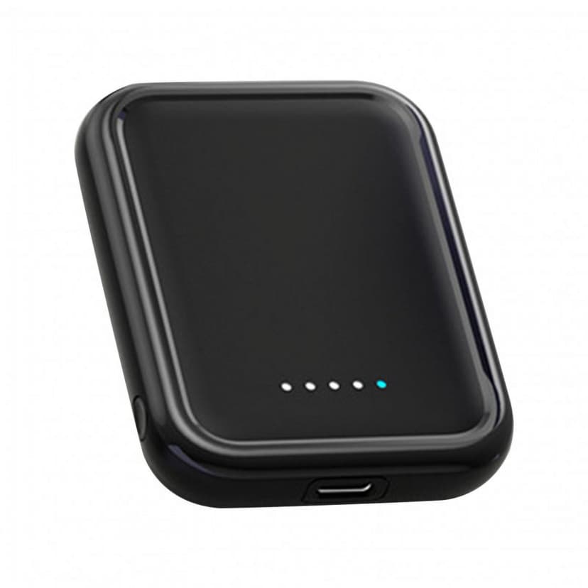 Magnetic Wireless Power Bank 5000mAh Battery Pack Magnetic Fast Charge Portable Charger Powerbank For Smart Phones black
