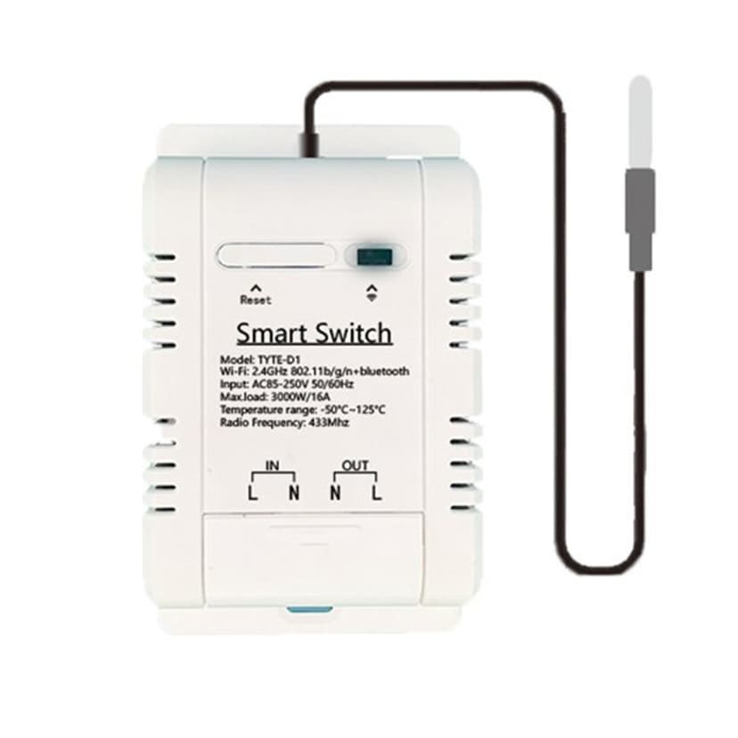 16A 3000W with energy consumption monitoring RF433 smart thermostat