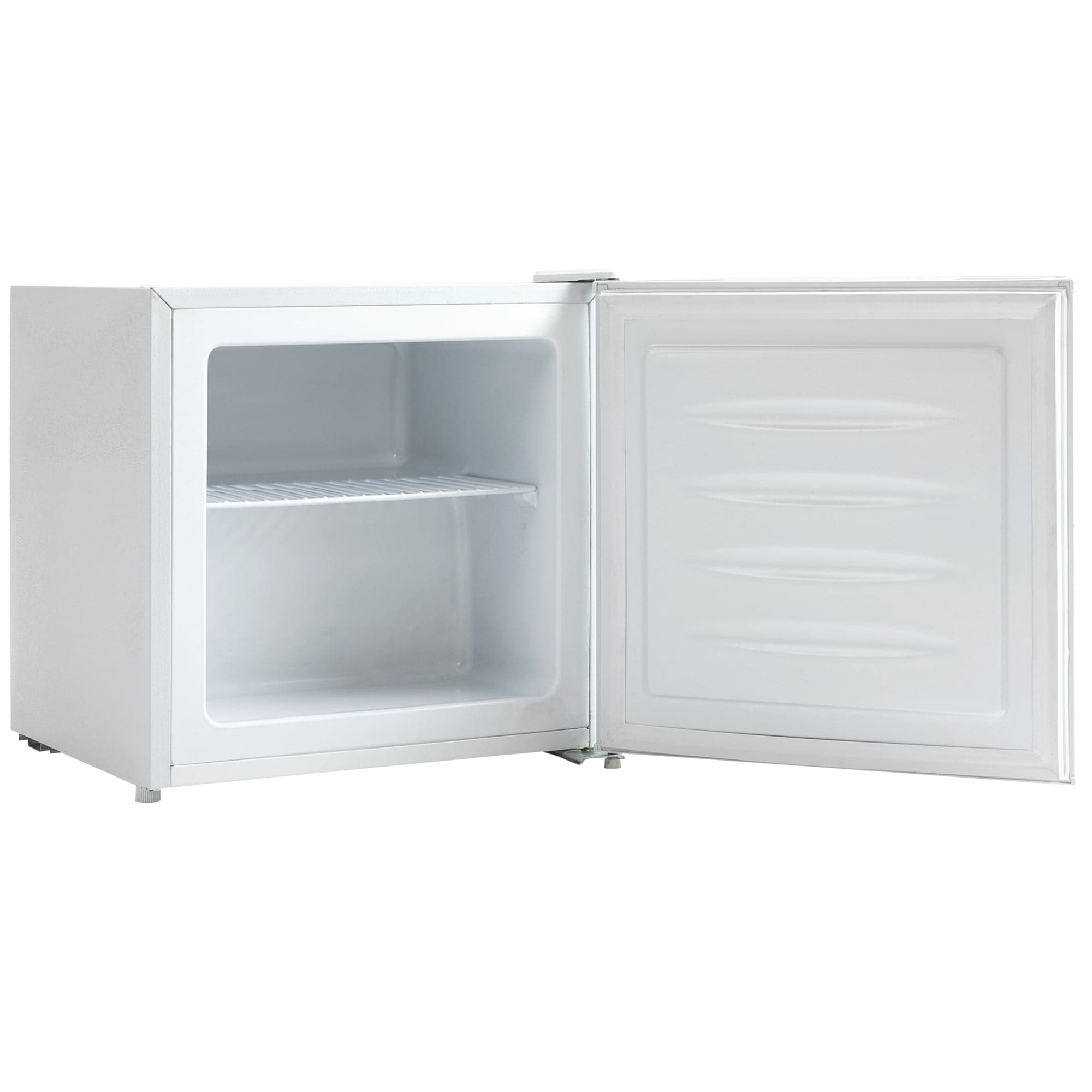 HOMCOM 1.1 Cu. Ft. Compact Upright Freezer in White | Reversible Door, Removable Shelf, Adjustable Temp | Ideal for Apartments, RVs, Dorms, Home Offices | 18.5"W x 17.4"D x 19.2"H