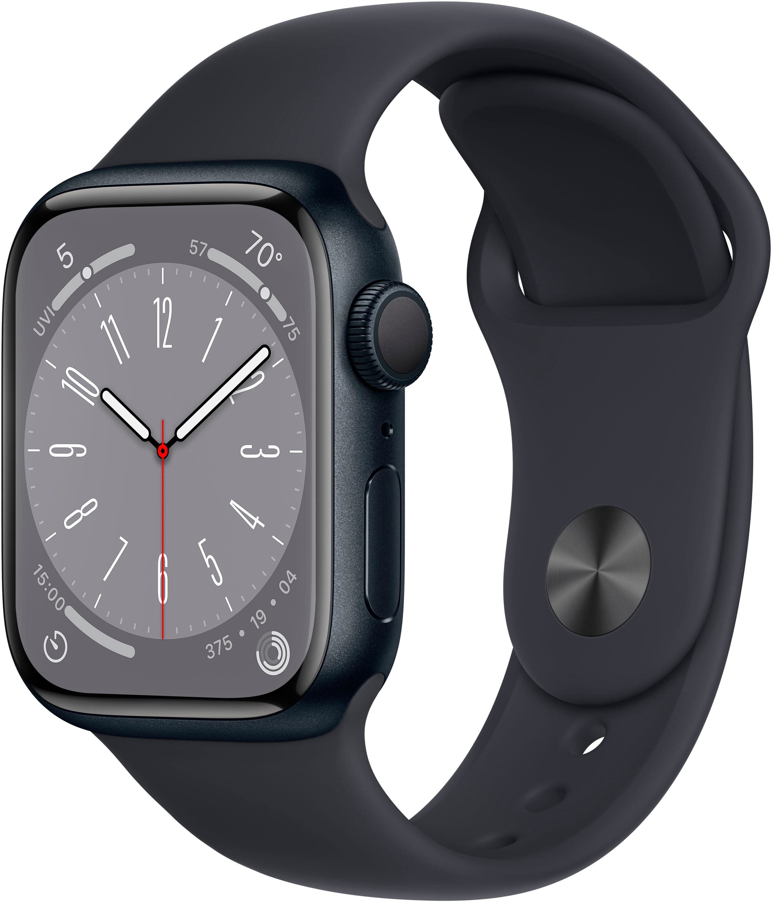 Refurbished Apple Watch Gen 8 Series 8 41mm Midnight Aluminum - Midnight Sport Band MNP53VC/A