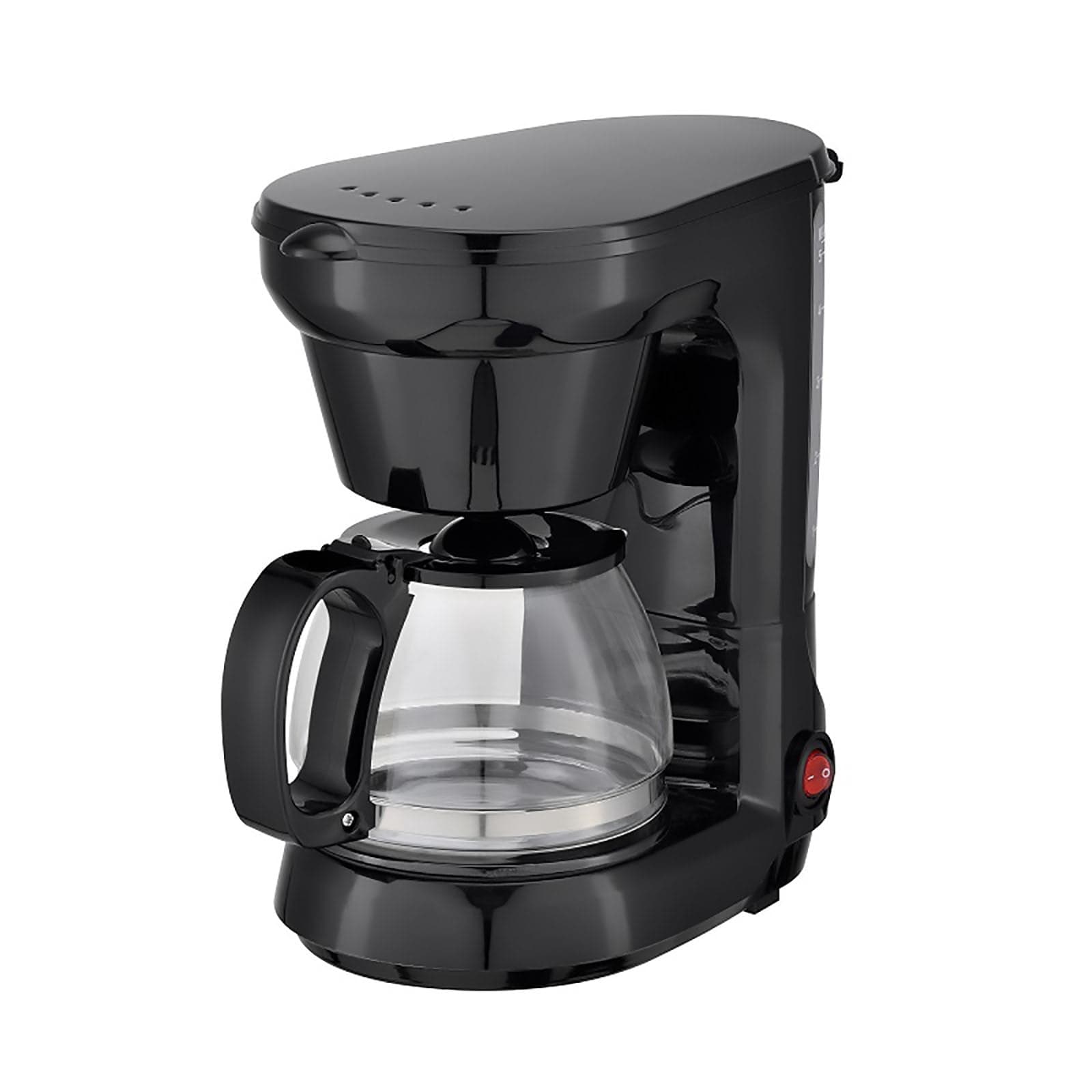 Drip Coffee Maker Machine For Home Use, Programmable Coffee Pot With Heating Plate, 5 Cup Capacity, Compact Coffee Brewer With Permanent Filter, 2.73 Lb