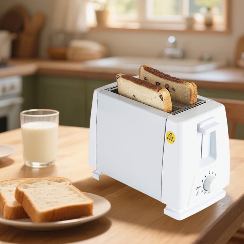 Apmemiss Clearance Sliced Bread Automatic Mechanical Push Button Rechargeable Fully Automatic Sandwich Maker Toaster Oven Toaster Home Kitchen