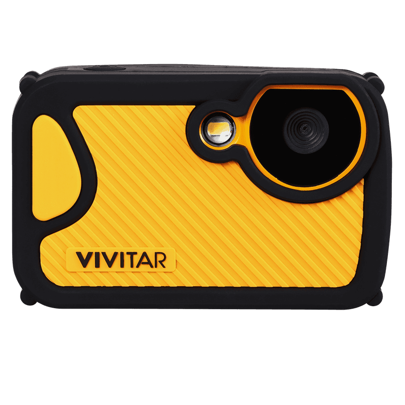 Vivitar 20MP Waterproof Digital Camera with 2.0-Inch Screen and 4× Digital Zoom, Yellow
