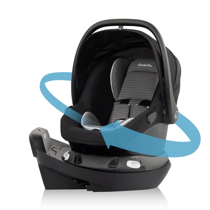Evenflo Revolve180 LiteMax NXT Rotational Infant Car Seat (Weight 3-22 lbs, Age 0-2 Years)