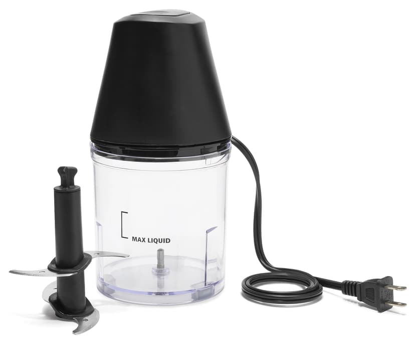 Mainstays 3 Cup Chopper, Black, Plastique