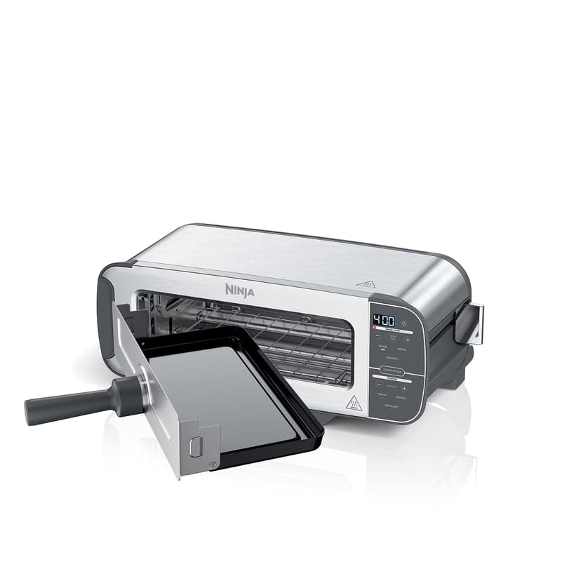 Ninja Foodi 1500 W 2-Slice Stainless Steel Toaster Oven