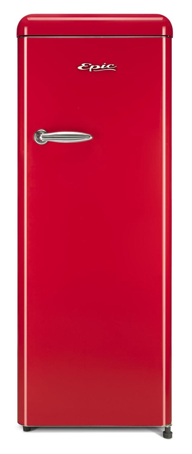 Epic Red Retro All-Refrigerator