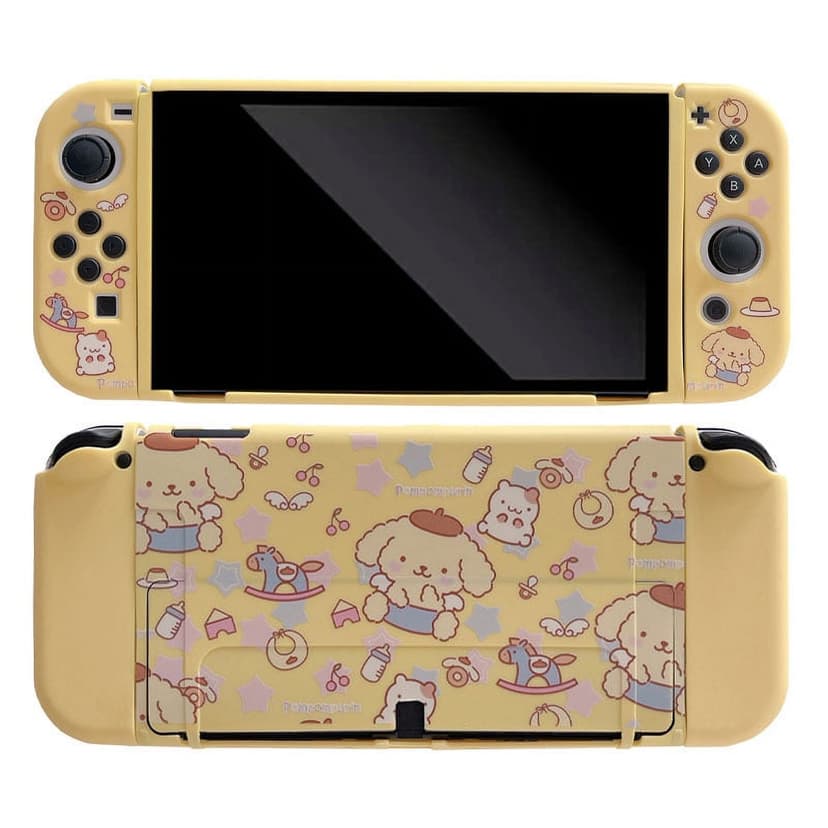 Case Compatible with Nintendo Switch OLED, Dockable Soft Protective Case Cover for Nintendo Switch OLED