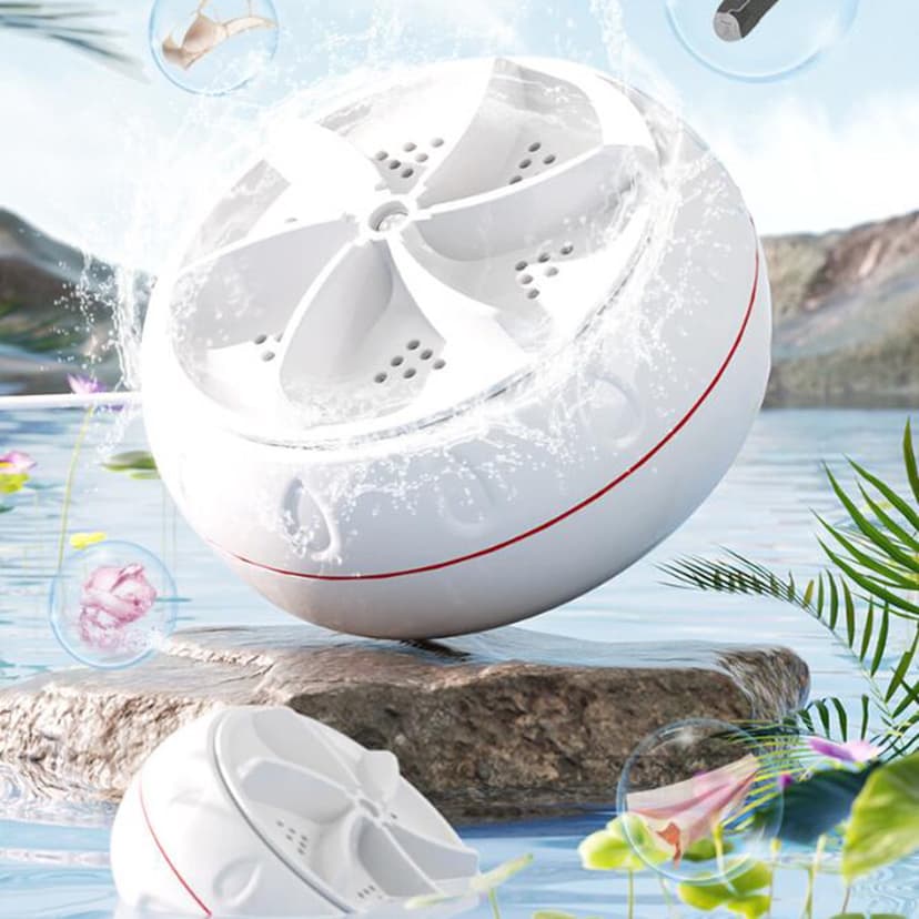 YAOMOBB Socks Washing Machine Powerful Low Noise Mini Laundry Washer for Portable Baby Clothes Cleaning Ideal for Home and Travel Use