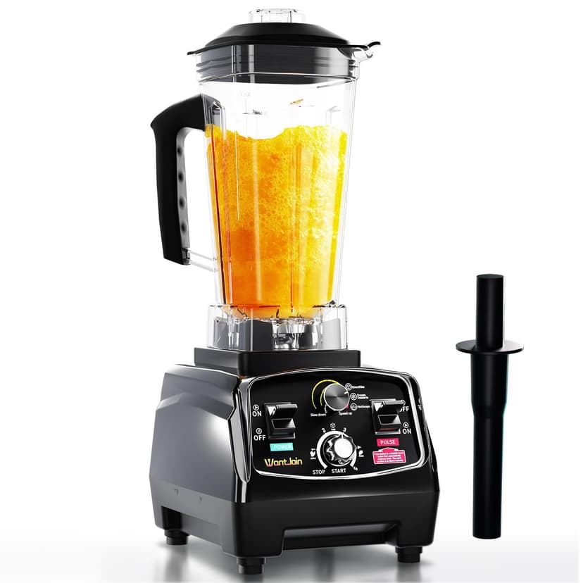WantJoin Professional Blender, ETL listed 68oz Commercial Blender for kitchen Max 1800W High Power Home and Commercial with Timer, Smoothie Maker 220