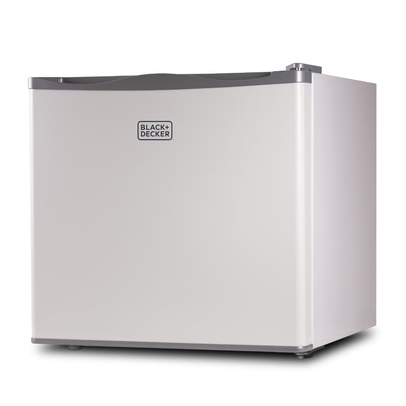 BLACK+DECKER 1.2 Cu. Ft. Compact Upright Freezer, ENERGY STAR Certified, Mini Deep Freeze with Full-Width Wire Shelf, BUFK12W, White