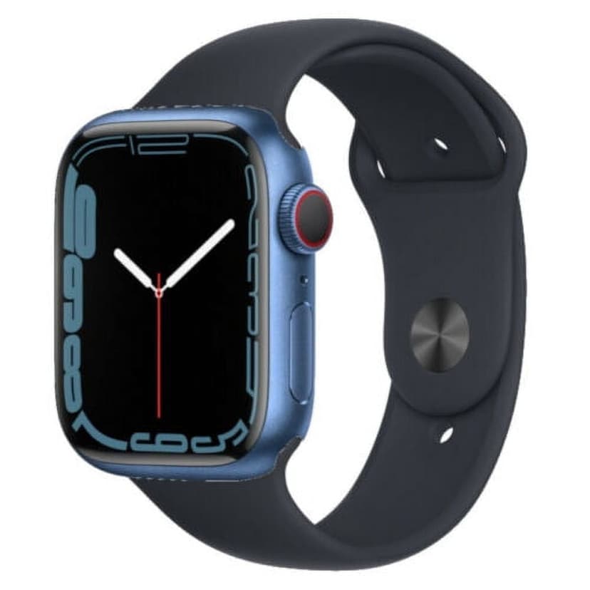 Refurbished Apple Watch Series 7 Aluminum 45 mm (GPS Only, No Cellular) Blue (Grade A)