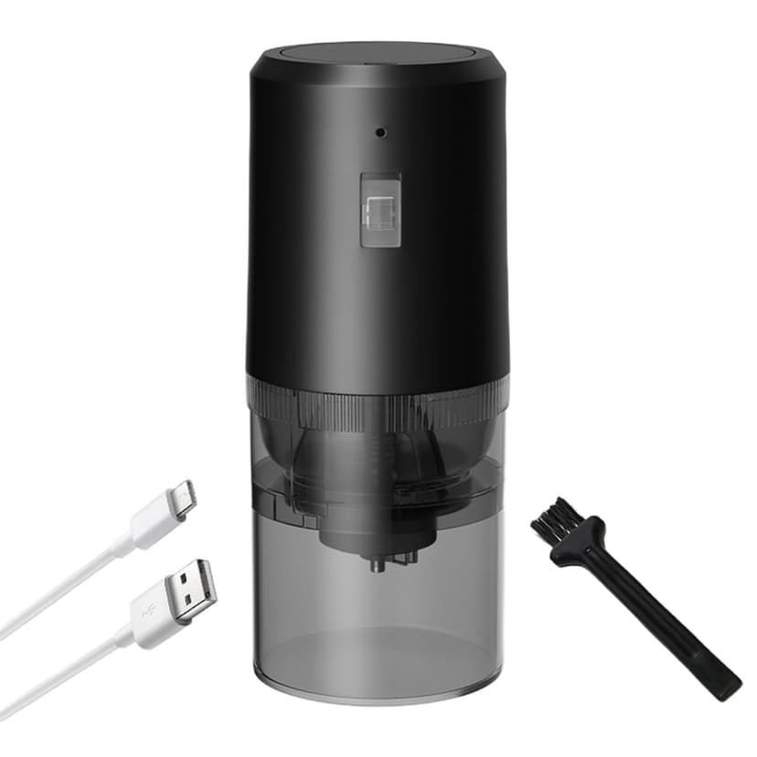 EGNMCR Coffee Grinder Electric With Adjustable Coarseness Ceramic Burrs PortableElectric Spice Coffee Grinder With Clean Brush Type C Charging coffee grinder