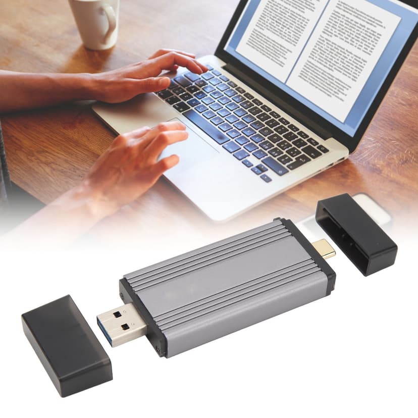M.2 NVMe SSD Enclosure, PCIe SSD Enclosure 10Gbps 2TB Capacity for 2230 2242 SSD