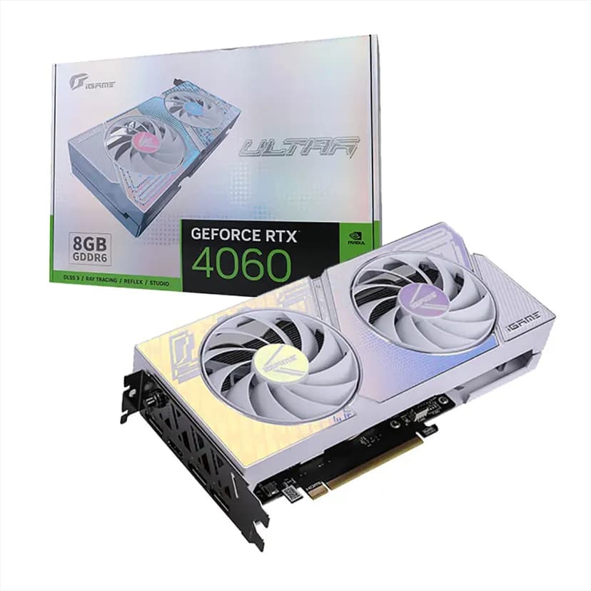 Colorful RTX 4060 Ultra W DUO OC 8GB Graphics Card
