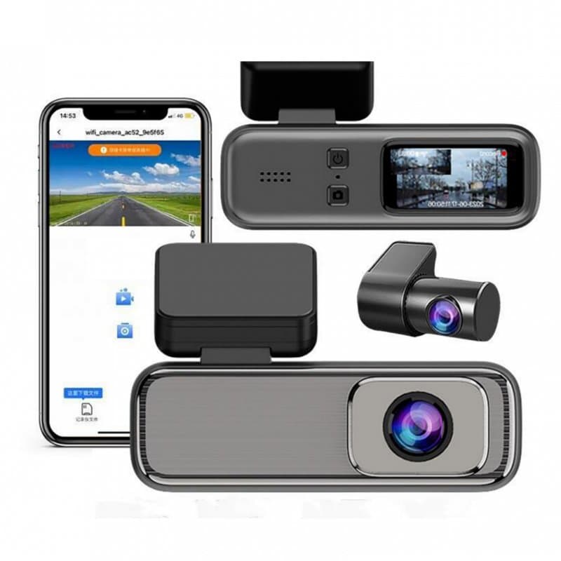 Dash Cam 2K WiFi Car Camera Super Night Vision Dashcam G-Sensor 24 Hours Parking Monitor Video Recorder as shown
